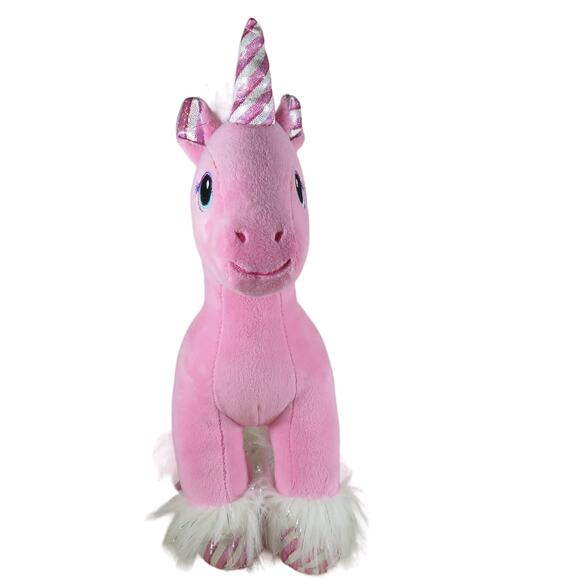 Build-A-Bear Pink Unicorn Plush Toy 10" Stuffed Animal Collectible Kids Toy - Picture 3 of 14